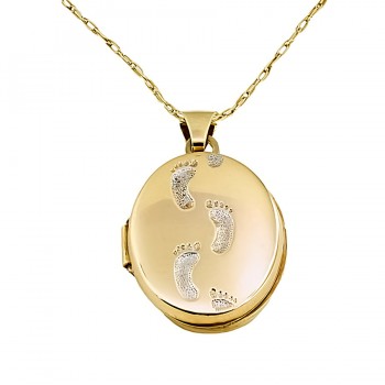 9ct gold 1.6g 20 inch Locket with chain